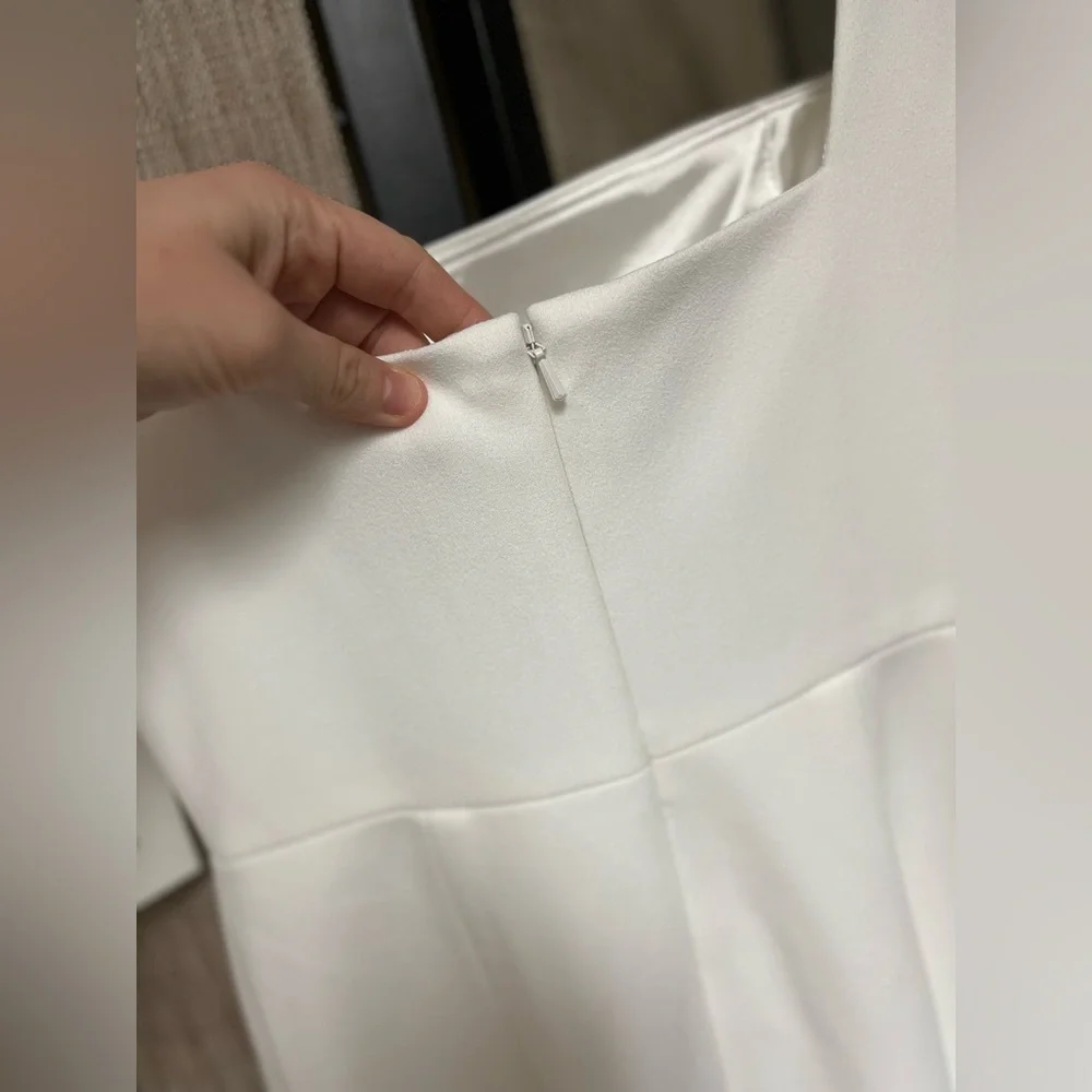 Jenny Yoo, BRAND NEW, NEVER WORN, Size Small/6, Little White Dress 🤍 - Picture 7 of 12